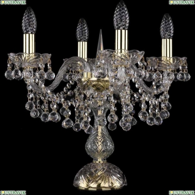 Настольная лампа 1409L/4/141-39/G ★Bohemia Ivele Crystal, Золото► — Купить▼