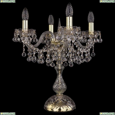 Настольная лампа 1409L/4/141-47/G ★Bohemia Ivele Crystal, Золото► — Купить▼
