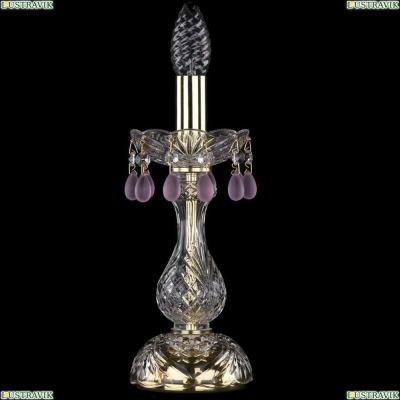 Настольная лампа 1410L/1-27/G/V7010 ★Bohemia Ivele Crystal, Золото► — Купить▼