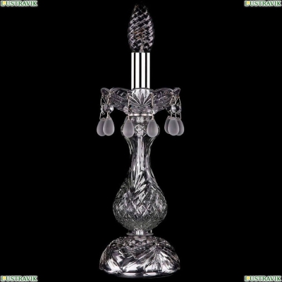 Настольная лампа 1410L/1-31/Ni/V0300 ★Bohemia Ivele Crystal, Никель► — Купить▼