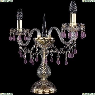 Настольная лампа 1410L/2/141-39/G/V7010 ★Bohemia Ivele Crystal, Золото► — Купить▼