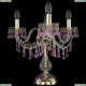 Настольная лампа 1410L/3/141-39/G/V7010 ★Bohemia Ivele Crystal, Золото► — Купить▼