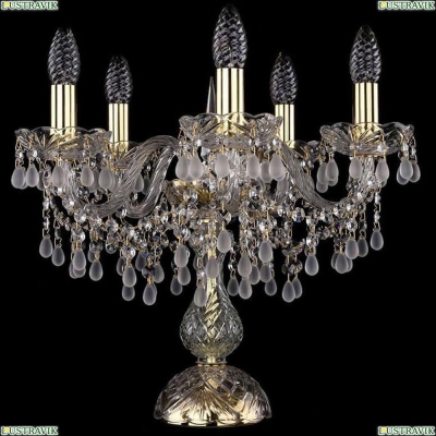 Настольная лампа 1410L/5/141-39/G/V0300 ★Bohemia Ivele Crystal, Золото► — Купить▼