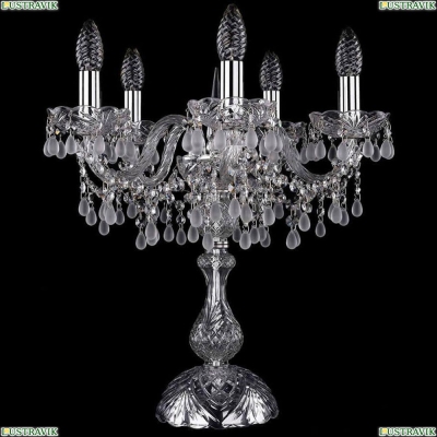 Настольная лампа 1410L/5/141-47/Ni/V0300 ★Bohemia Ivele Crystal, Никель► — Купить▼