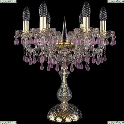 Настольная лампа 1410L/6/141-47/G/V7010 ★Bohemia Ivele Crystal, Золото► — Купить▼