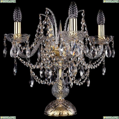 Настольная лампа 1411L/4/141-39/G ★Bohemia Ivele Crystal, Золото► — Купить▼