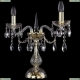 Настольная лампа 1413L/2/141-39/G ★Bohemia Ivele Crystal, Золото► — Купить▼
