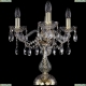 Настольная лампа 1413L/3/141-39/G ★Bohemia Ivele Crystal, Золото► — Купить▼