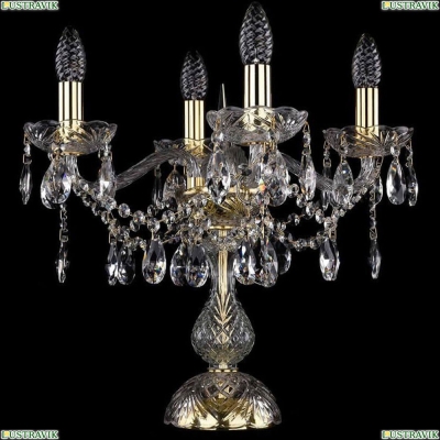 Настольная лампа 1413L/4/141-39/G ★Bohemia Ivele Crystal, Золото► — Купить▼