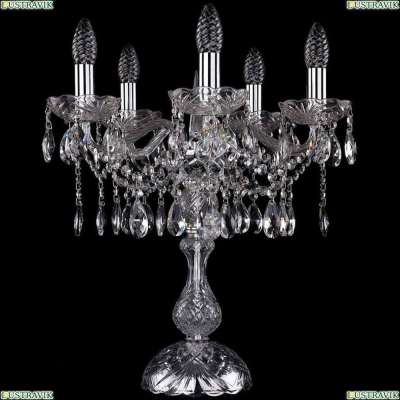 Настольная лампа 1413L/5/141-47/Ni ★Bohemia Ivele Crystal, Никель► — Купить▼