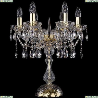Настольная лампа 1413L/6/141-47/G ★Bohemia Ivele Crystal, Золото► — Купить▼