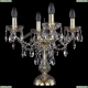 Настольная лампа 1415L/4/141-39/G ★Bohemia Ivele Crystal, Золото► — Купить▼