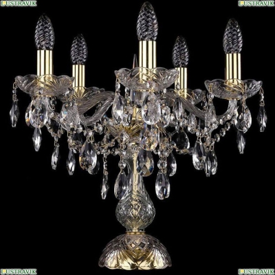 Настольная лампа 1415L/5/141-39/G ★Bohemia Ivele Crystal, Золото► — Купить▼