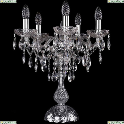 Настольная лампа 1415L/5/141-47/Ni ★Bohemia Ivele Crystal, Никель► — Купить▼