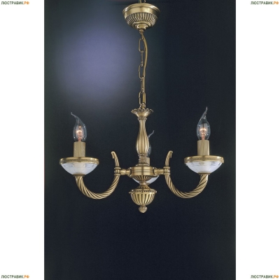 Люстра L 4650/3 ★Reccagni Angelo, 3 x 60Вт☀, Бронза► — Купить▼