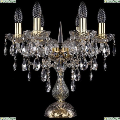 Настольная лампа 1415L/6/141-39/G ★Bohemia Ivele Crystal, Золото► — Купить▼