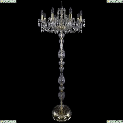 Торшер 1402T1/8/195-160/G ★Bohemia Ivele Crystal, Золото► — Купить▼