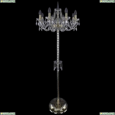 Торшер 1402T2/8/195-160/G ★Bohemia Ivele Crystal, Золото► — Купить▼