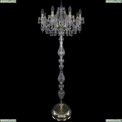 Торшер 1403T1/8/195-160/G ★Bohemia Ivele Crystal, Золото► — Купить▼