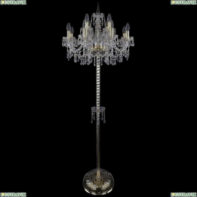 Торшер 1403T2/8+4/195-165/G ★Bohemia Ivele Crystal, Золото► — Купить▼