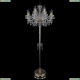 Торшер 1403T2/8+4/195-165/G ★Bohemia Ivele Crystal, Золото► — Купить▼