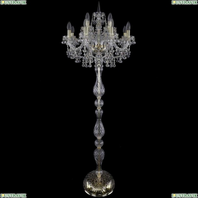Торшер 1409T1/8+4/195-165/G ★Bohemia Ivele Crystal, Золото► — Купить▼