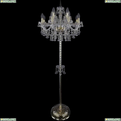 Торшер 1409T2/8+4/195-165/G ★Bohemia Ivele Crystal, Золото► — Купить▼