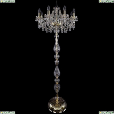 Торшер 1410T1/8/195-160/G/V0300 ★Bohemia Ivele Crystal, Золото► — Купить▼