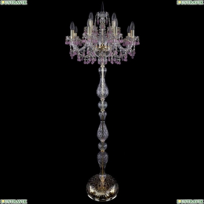 Торшер 1410T1/8+4/195-165/G/V7010 ★Bohemia Ivele Crystal, Золото► — Купить▼