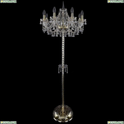 Торшер 1410T2/8/195-160/G/V0300 ★Bohemia Ivele Crystal, Золото► — Купить▼