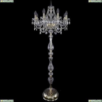 Торшер 1411T1/8/195-165/G ★Bohemia Ivele Crystal, Золото► — Купить▼
