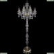 Торшер 1411T1/8+4/195-170/G ★Bohemia Ivele Crystal, Золото► — Купить▼