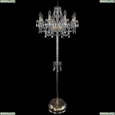 Торшер 1411T2/8/195-165/G ★Bohemia Ivele Crystal, Золото► — Купить▼