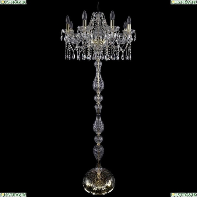 Торшер 1413T1/8/200-160/G ★Bohemia Ivele Crystal, Золото► — Купить▼