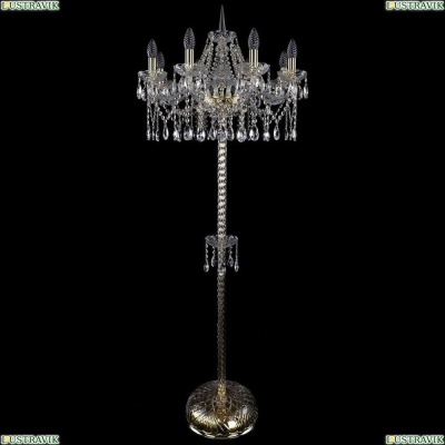 Торшер 1413T2/8/200-160/G ★Bohemia Ivele Crystal, Золото► — Купить▼