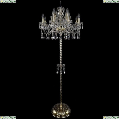 Торшер 1413T2/8+4/200-165/G ★Bohemia Ivele Crystal, Золото► — Купить▼