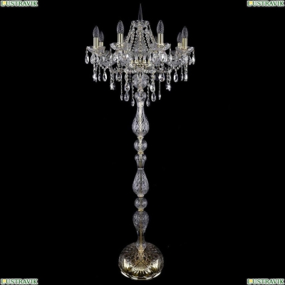 Торшер 1415T1/8/200-160/G ★Bohemia Ivele Crystal, Золото► — Купить▼