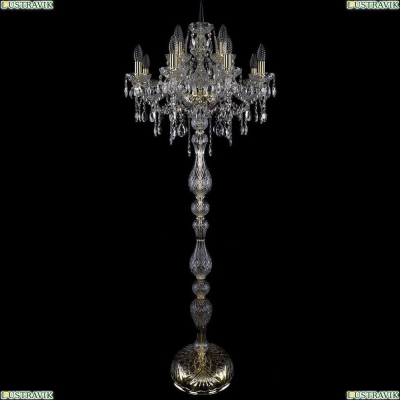 Торшер 1415T1/8+4/200-165/G ★Bohemia Ivele Crystal, Золото► — Купить▼