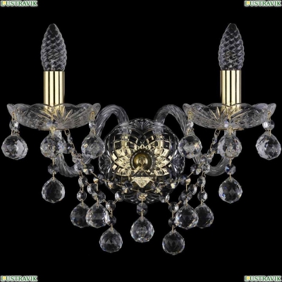 Бра 1409B/2/160/XL/G ★Bohemia Ivele Crystal, Золото► — Купить▼