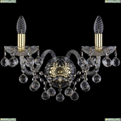 Бра 1409B/2/195/XL/G ★Bohemia Ivele Crystal, Золото► — Купить▼