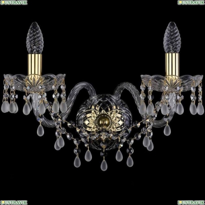 Бра 1410B/2/195/XL/G/V0300 ★Bohemia Ivele Crystal, Золото► — Купить▼