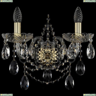 Бра 1411B/2/160/XL/G ★Bohemia Ivele Crystal, Золото► — Купить▼