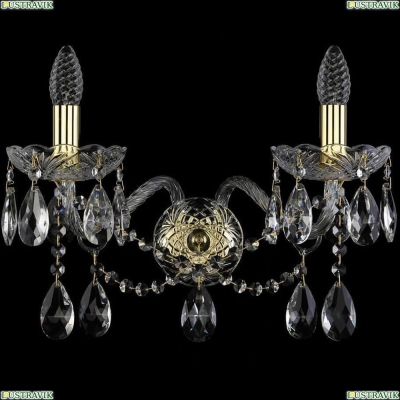 Бра 1413B/2/200/XL/G ★Bohemia Ivele Crystal, Золото► — Купить▼