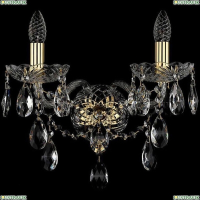 Бра 1415B/2/165/XL/G ★Bohemia Ivele Crystal, Золото► — Купить▼