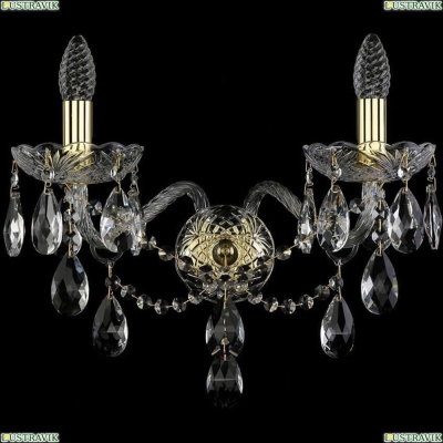 Бра 1415B/2/200/XL/G ★Bohemia Ivele Crystal, Золото► — Купить▼