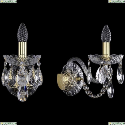 Бра 1402B/1/160/XL/G ★Bohemia Ivele Crystal, Золото► — Купить▼