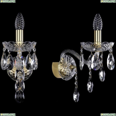Бра 1415B/1/165/XL/G ★Bohemia Ivele Crystal, Золото► — Купить▼