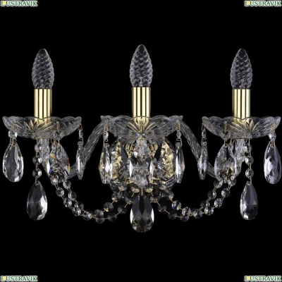 Бра 1402B/3/160/XL/G ★Bohemia Ivele Crystal, Золото► — Купить▼