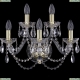 Бра 1402B/3+2/160/G ★Bohemia Ivele Crystal, Золото► — Купить▼