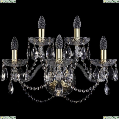 Бра 1402B/3+2/195/XL/G ★Bohemia Ivele Crystal, Золото► — Купить▼